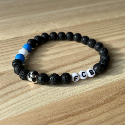 Atelier Fantazie náramek pro fanoušky fotbalu FC Baník Ostrava 01ff005 – Hledejceny.cz