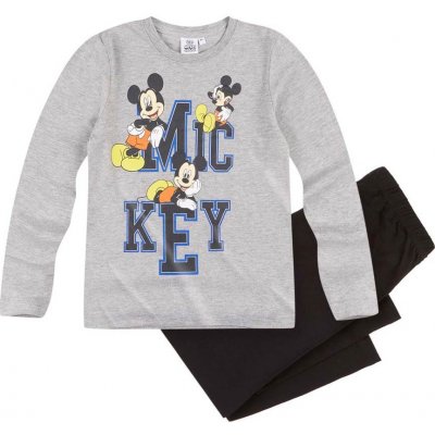 Chlapecké pyžamo Mickey šedá černá