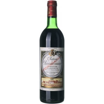 Château Rauzan Gassies Margaux Premier Cru suché červené 1981 0,75 l (holá láhev) – Hledejceny.cz