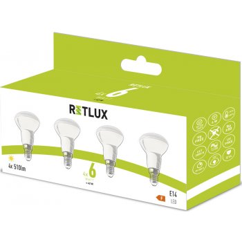 Retlux REL 39 LED R50 4x6W E14 WW