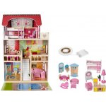 Kruzzel dřevěný domeček pro panenky D11251 90x59x58 cm – Zboží Dáma