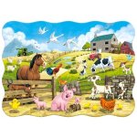 Castorland Zvířátka na farmě 30 dílků – Zboží Dáma