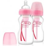 Dr. Brown´s láhev širokohrdlá Options 2xrůžová 270ml – Zboží Dáma