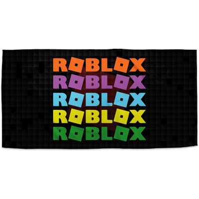 Sablio Ručník s potiskem ROBLOX Barevný text 30 x 50 cm – Zboží Dáma