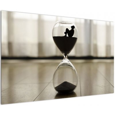 Obraz přesýpacích hodin, jednodílný 120x80 cm – Zboží Mobilmania