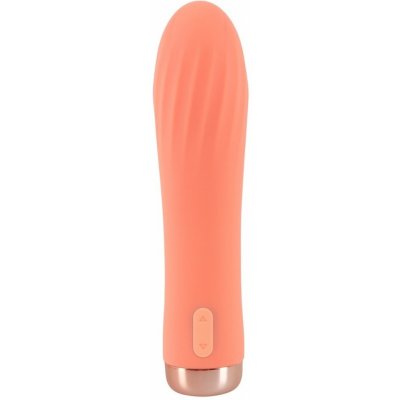 You2Toys Peachy Mini Ribbed Vibrator