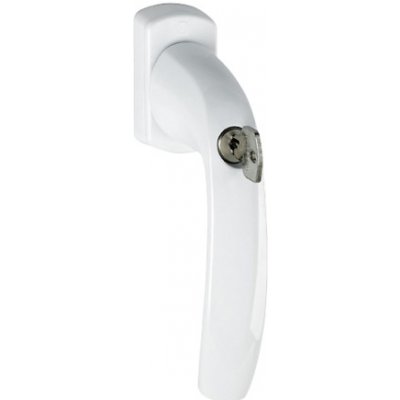 Hoppe Okenní klika New York uzamykatelná F9016 běžná bílá – HobbyKompas.cz