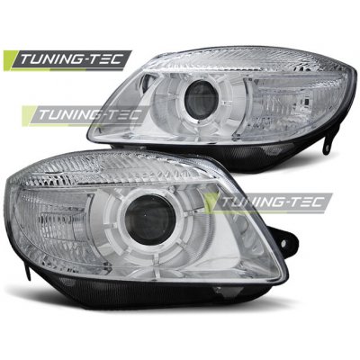 Tuning-Tec Přední světla Škoda Roomster (2006 - 2010) - chromované – Hledejceny.cz