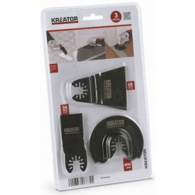 KREATOR Sada pro multifunkční brusky 3ks KRT990040 – Zboží Dáma