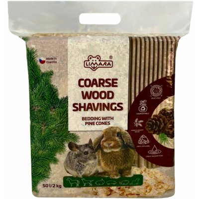 Limara Hobliny hrubá podestýlka se šiškami 50l/2kg – Zboží Dáma