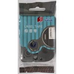 Samolepicí páska Supvan L-231E, 12mm x 8m, černý tisk / bílý podklad, laminovaná – Zboží Živě