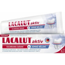 Lacalut Aktiv zub.pasta ochrana dásní & jemné bělení 75 ml