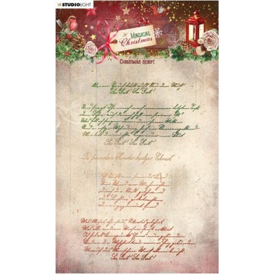 Studio Light Gelové razítko Magical Christmas 8 7x12 9 cm Psací písmo – Zboží Dáma