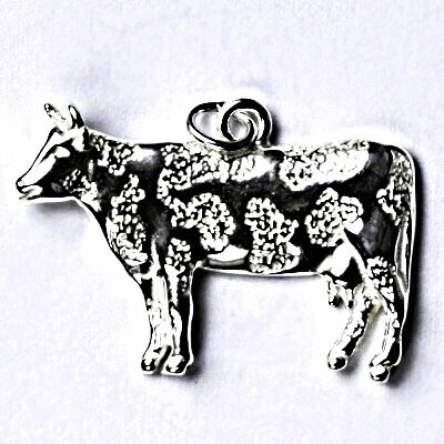 Čištín Stříbrný přívěšek kráva kravička P 207 – Zboží Mobilmania