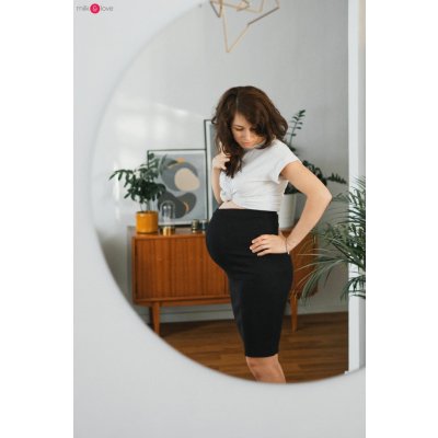 Tummy těhotenská sukně black
