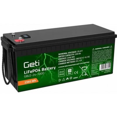 Geti LiFePO4 25,6V 100Ah GBL-24-100B – Sleviste.cz
