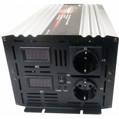 HOULI Power Inverter 12V/230V, 4000W/8000W, čistá sinusoida, 2 zásuvky HPZD0040U | Zboží Auto