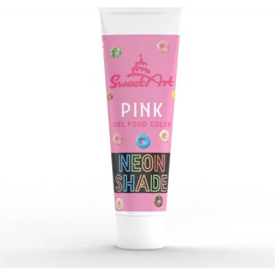 SweetArt gelová barva neonový efekt tuba Pink 30 g – Hledejceny.cz