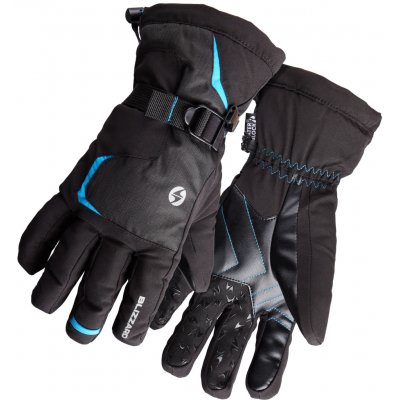 Blizzard REFLEX JNR SKI GLOVES Černá Bílá Modrá – Sleviste.cz