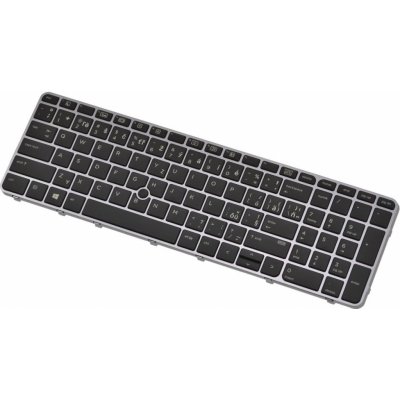 DeTech Podsvícená klávesnice pro notebook HP 850 G3, CZ – Zboží Živě
