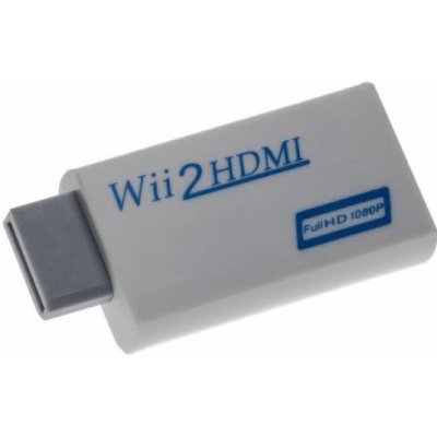 VHBW Adaptér z Nintendo Wii na HDMI s 3,5 mm audio jackem - neoriginální – Zboží Živě