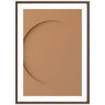 Idealform Poster no. 5 Round composition Barva: Terracotta, Velikost: 500x700 mm – Zboží Dáma