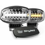 Skyled Dálkový reflektor Full LED Draco 242 mm, s pozičním světlem, kryt, 9- 36V, 80W, 6500lm – Sleviste.cz