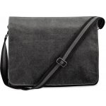 Vintage plátěná brašna přes rameno 14l Quadra černá – Hledejceny.cz