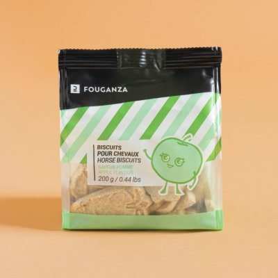 FOUGANZA Suchary Fougacrunch pro koně a poníky s příchutí jablka 0,2 kg – Zboží Mobilmania