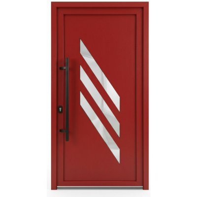 OknaDvereNaMiru.cz Vchodové dveře STYL 110 ořech 100 x 210 cm – Hledejceny.cz