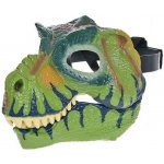 Maska dinosaurus 21x23cm zelená v krabičce – Sleviste.cz