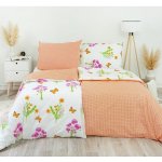 Stanex povlečení bavlna Jaro oranžové LS245 140x200 70x90 – Sleviste.cz