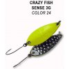 Návnada a nástraha Crazy Fish Plandavka Sense 3,2 cm 3 g 24