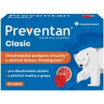 Preventan Clasic s příchutí maliny a grepu 30 tablet – Hledejceny.cz