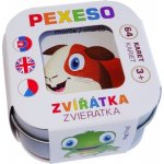 Pexeso Zvířátka 64 karet v plechové krabičce – Hledejceny.cz