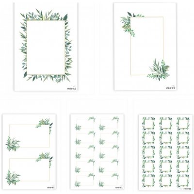 Samolepky MINIMEE - sada rámečků (5ks) – Zboží Živě