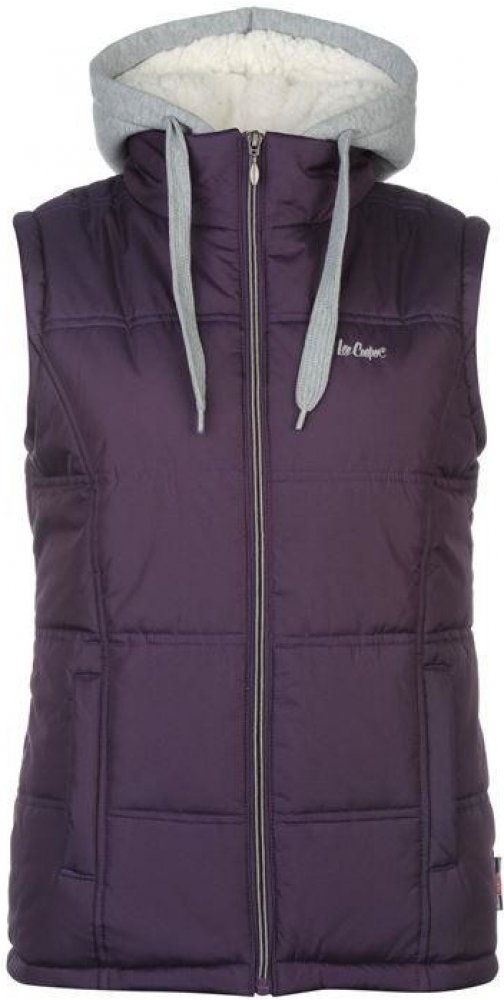 dámská vesta Lee Cooper - purple/midgrey | Srovnanicen.cz