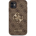 Guess Ochranný kryt na iPhone 11 - Guess, 4G Logo Back Brown – Zboží Mobilmania
