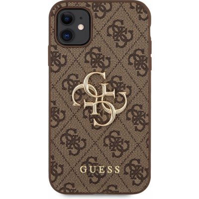 Guess Ochranný kryt na iPhone 11 - Guess, 4G Logo Back Brown – Zboží Mobilmania