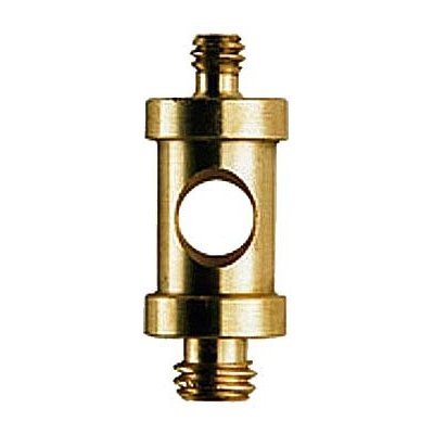 Manfrotto 118 Adaptér se závity 1/4" a 3/8" a příčným otvorem, délka 40 mm – Zboží Živě