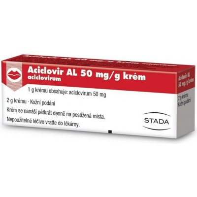 ACICLOVIR AL DRM 50MG/G CRM 2G – Hledejceny.cz