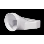 Haco Ventilační přechodový kus plochý/kulatý kanál Haco CZD 220 x 55 mm / 129 mm, 654 – Sleviste.cz
