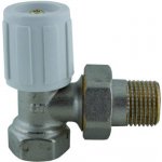 Radiátorový ventil rohový, jednoregulační 3/8" 1063 – Hledejceny.cz