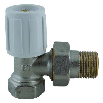 Radiátorový ventil rohový, jednoregulační 3/8" 1063 – Hledejceny.cz
