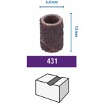 Dremel 431 brusný prsten, průměr 6,4mm, hrubost P60, 6ks 2615043132 – Zbozi.Blesk.cz