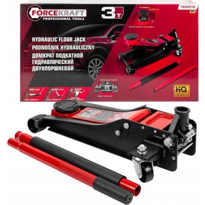 Force Kraft Hydraulický nízkoprofilový zvedák 3t s pojezdem – Sleviste.cz