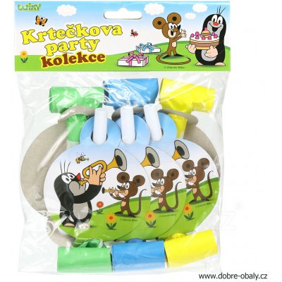 wiky Párty frkačka KRTEČEK a kamarádi 6 ks 14 cm – Zboží Dáma