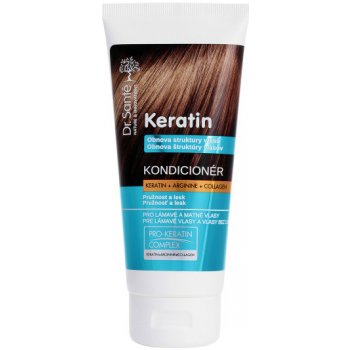 Dr. Santé Keratin regenerační kondicionér pro křehké vlasy bez lesku Keratin Arginine and Collagen 200 ml