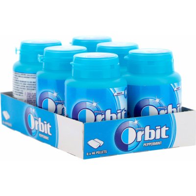 Wrigley's Orbit Peppermint žvýkačky bez cukru 46 ks – Sleviste.cz