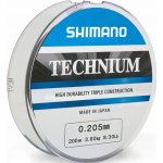 Shimano Technium Tmavá 200m 0,25mm 6,1kg – Zboží Mobilmania